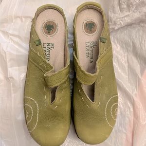 El Naturalista Yggdrasil Womens Shoes clogs Green Size 42 pristine
